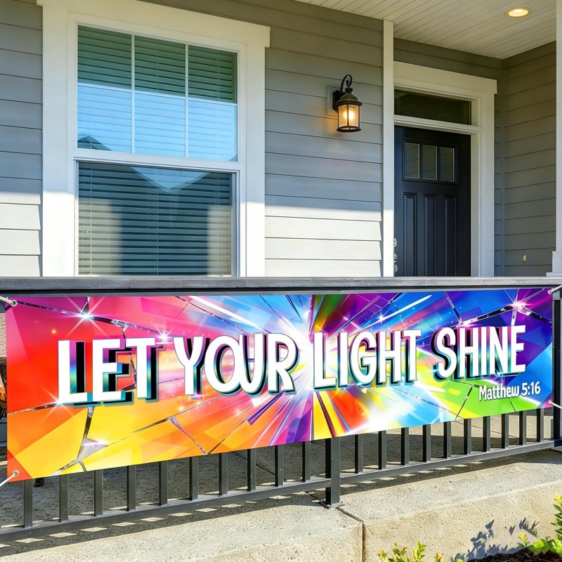 Let'S Party Event Supply - VIKAMA Laat je licht schijnen Banner