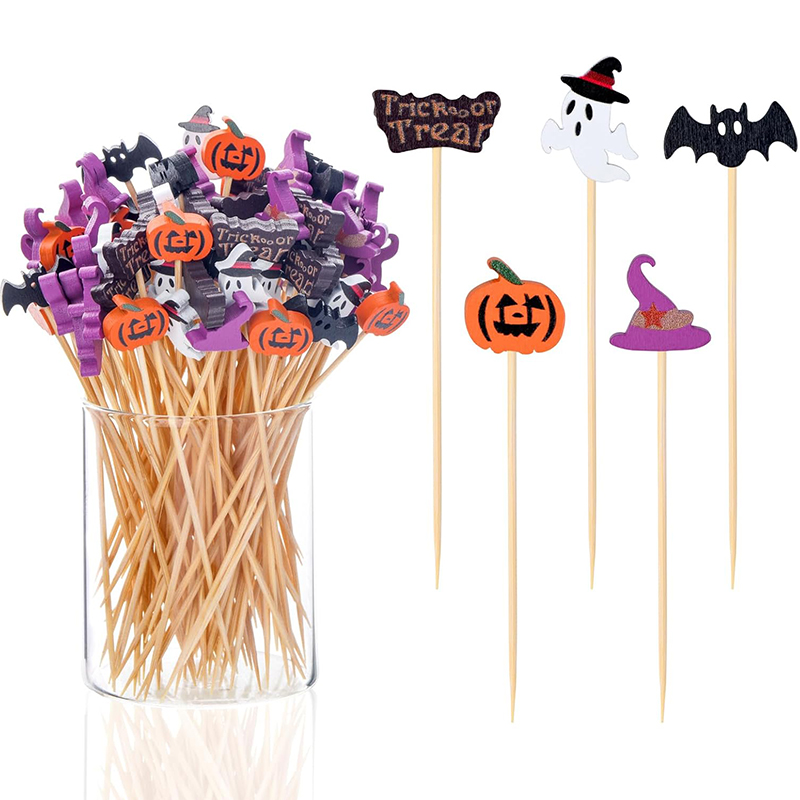 Centerpiece Stick - 50/100 Stuks Halloween Party Tandenstokers Wegwerp