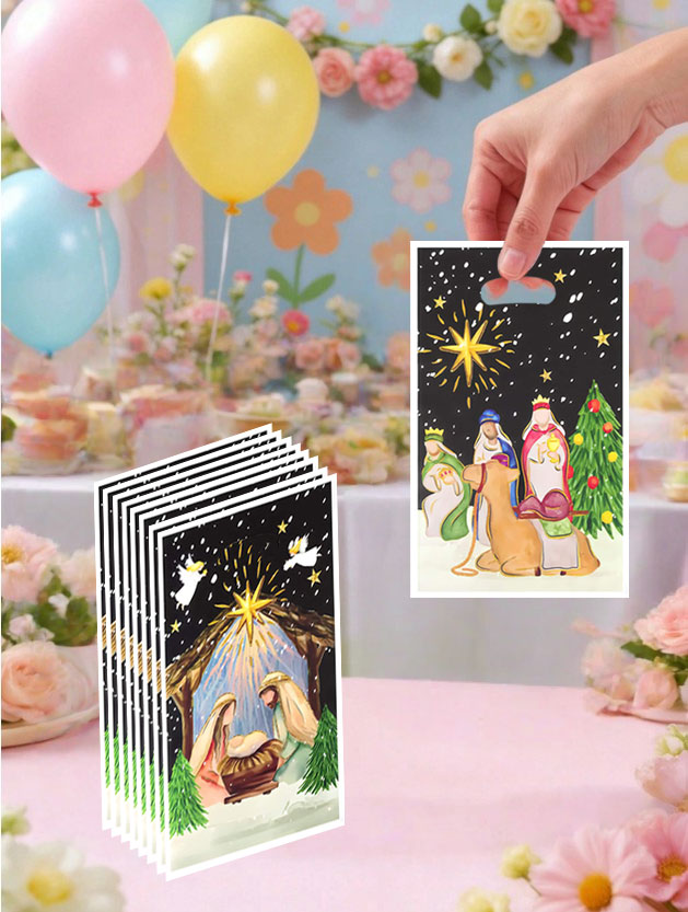 Party Event Supply Store - 20 stuks/40 stuks doopthema-cadeauzakjes, ontwerp met