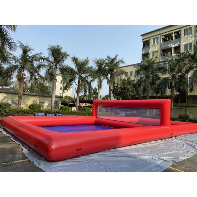 Event & Party Supply Photos - 2026 Populaire opblaasbare watervolleybalveld Draagbare opblaasbare