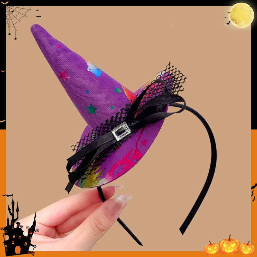 Party Hat Cone - Persoonlijkheid Spider Halloween Heksenhoed Hoofdband Spook