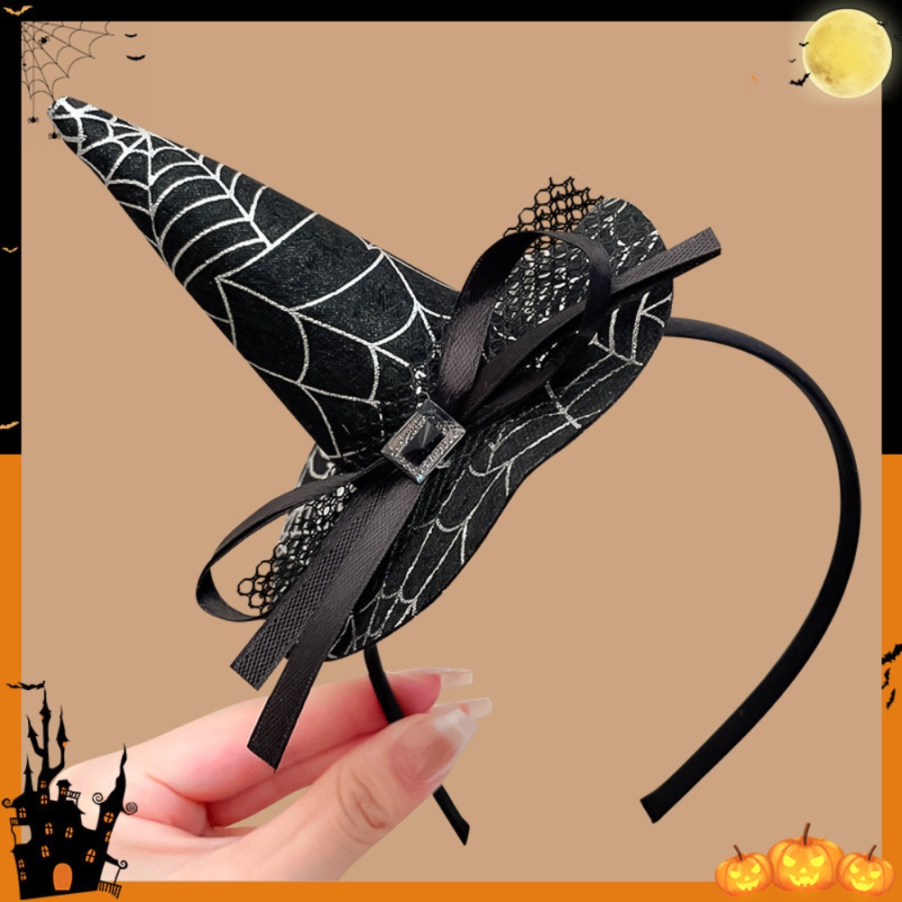 Party Hat Cone - Spider Halloween Heksenhoed Hoofdband Ghost Pumpkin
