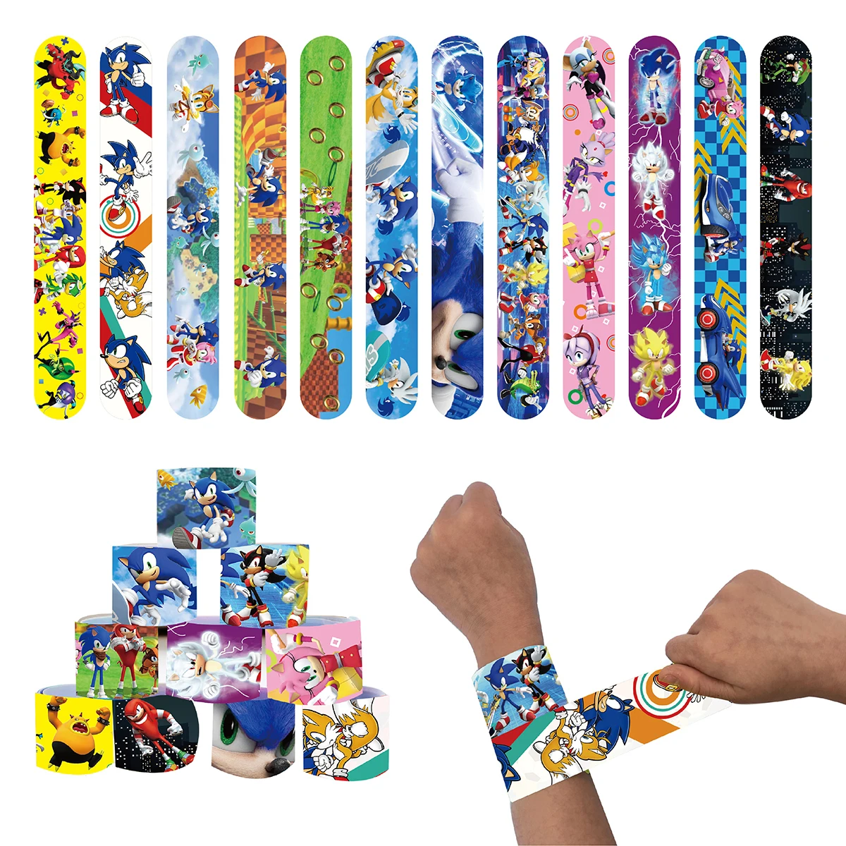 Supply Event - 12/24/36pcs Sonic Slap Armbanden Party Favor