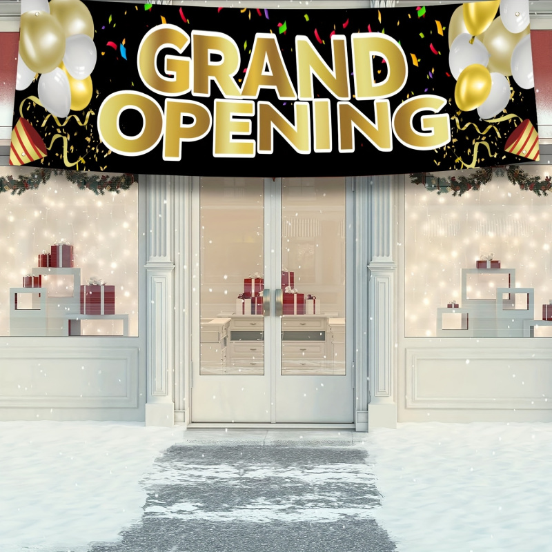 Party Event Supply Store - VIKAMA Banner voor de grote opening,