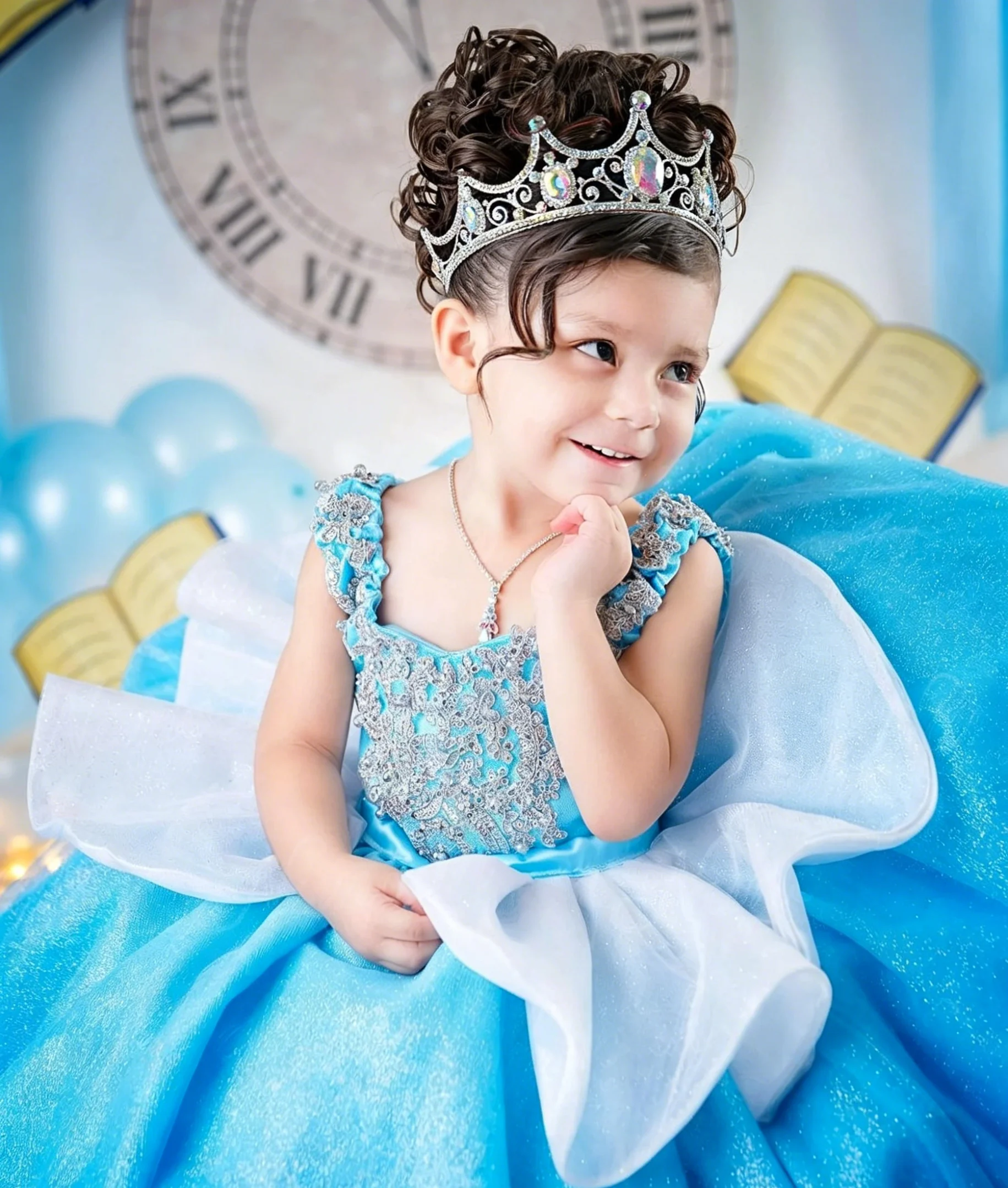 Birthday Sash Glitter - Op maat gemaakte luxe jurk voor