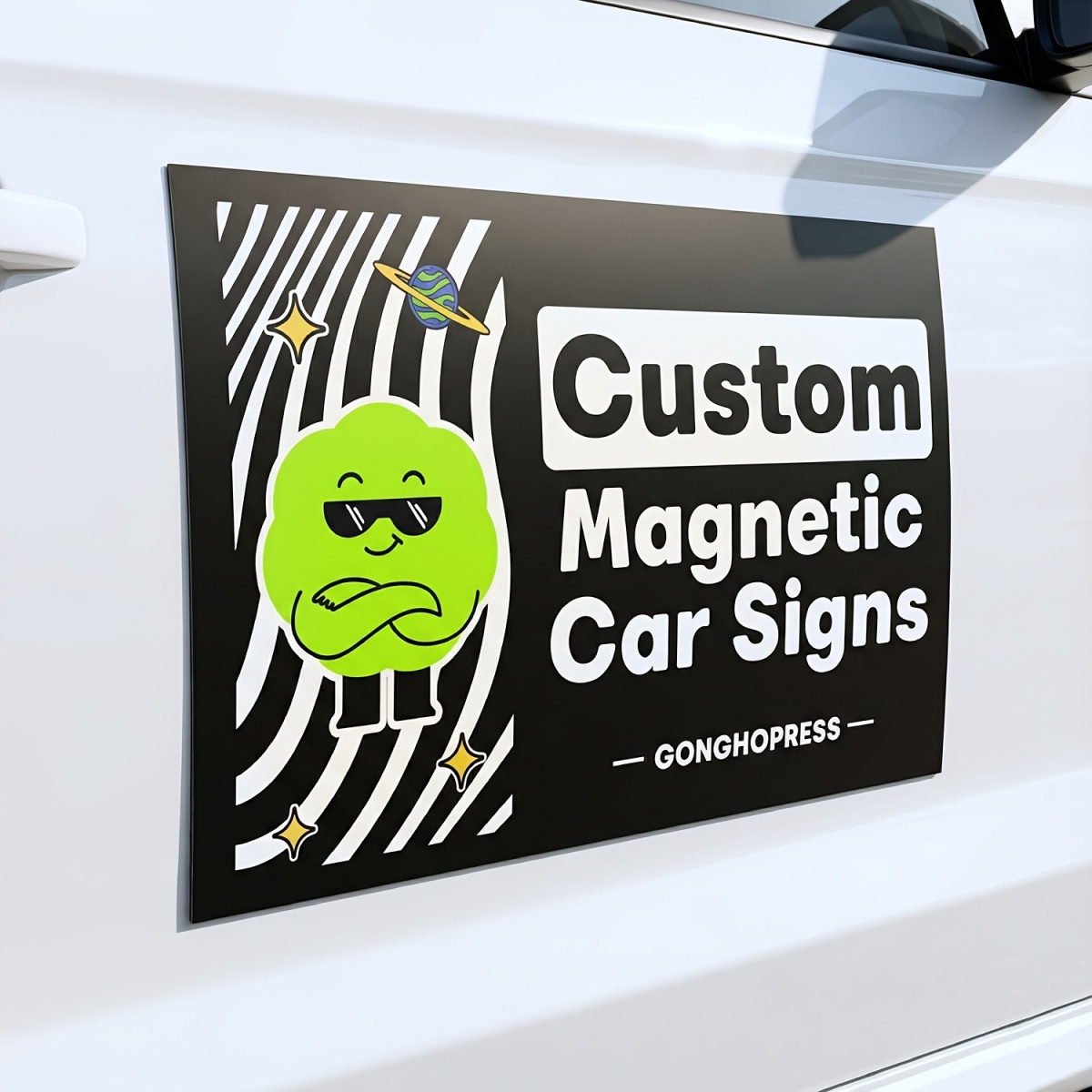 Eve Party - Aanpasbare magnetische autostickers – ideaal voor