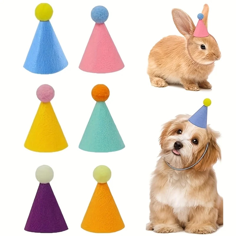Party Hat Cone - 6 stuks mini-feestmutsen: lichtgewicht en stevige