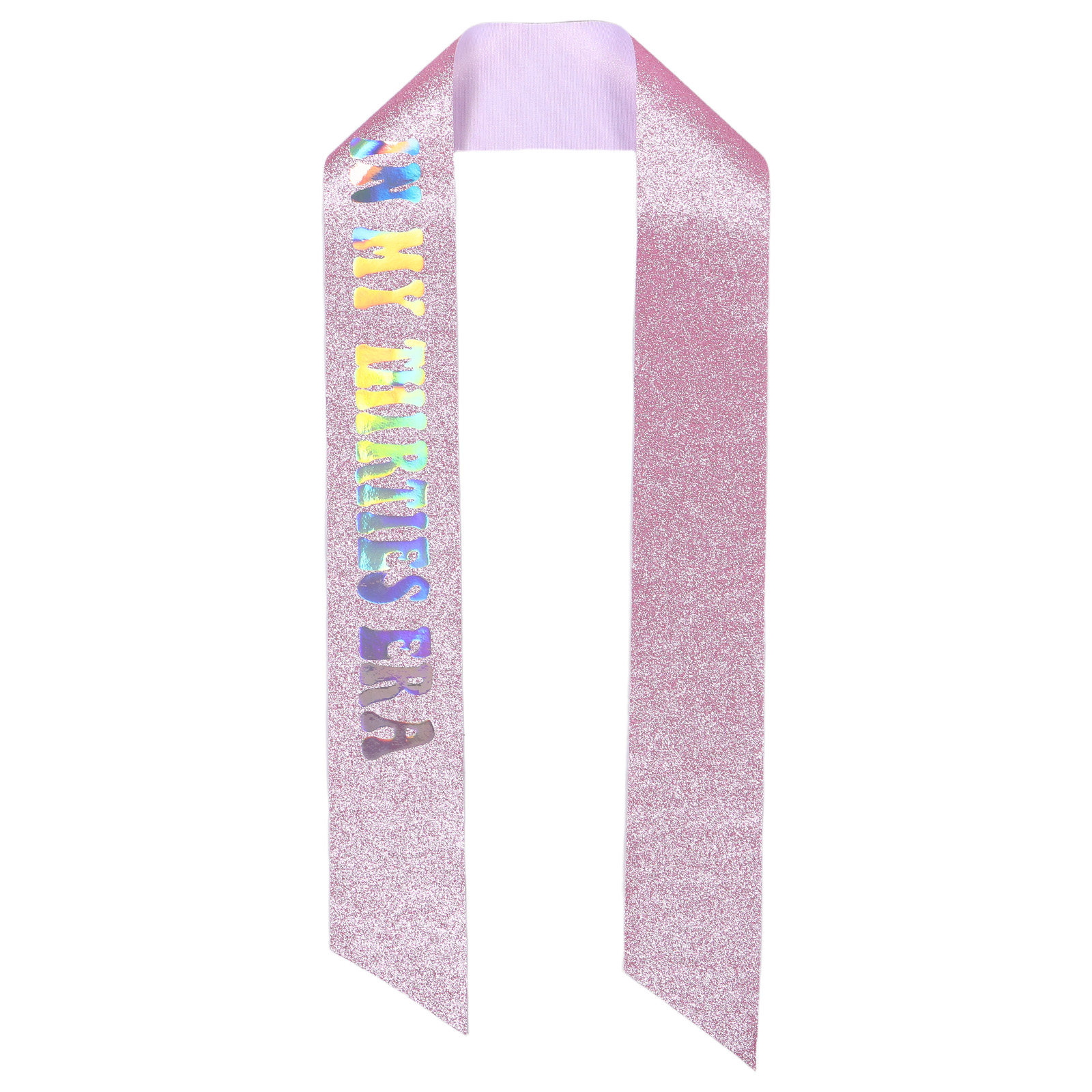 Birthday Sash Glitter - Iridescent glitter verjaardagsband/schouderstola voor vrouwen in