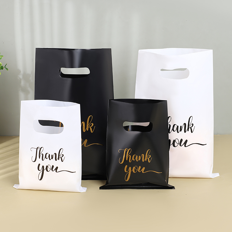 Event Party Shop - 30 stuks dank u plastic handtassen