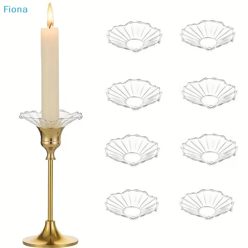Centerpiece Stick - ✔ 6 STKS Glazen Bobeches voor