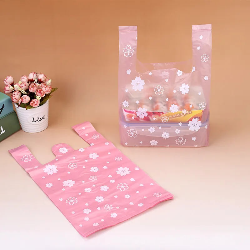 Event Party Shop - 100 Stks/zak Roze Sakura Vesttas Uit