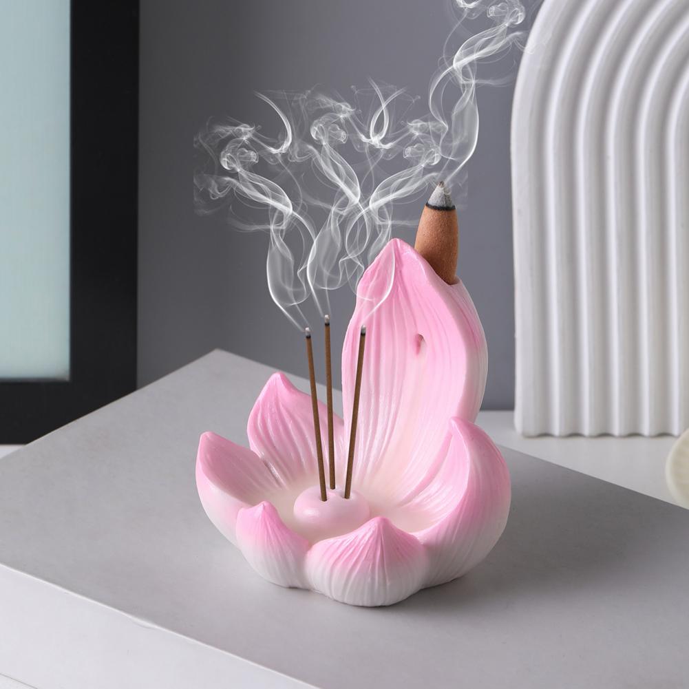 Centerpiece Stick - Lotus wierookhouder tafeldecoratie terugvloeiende wierookbrander hars