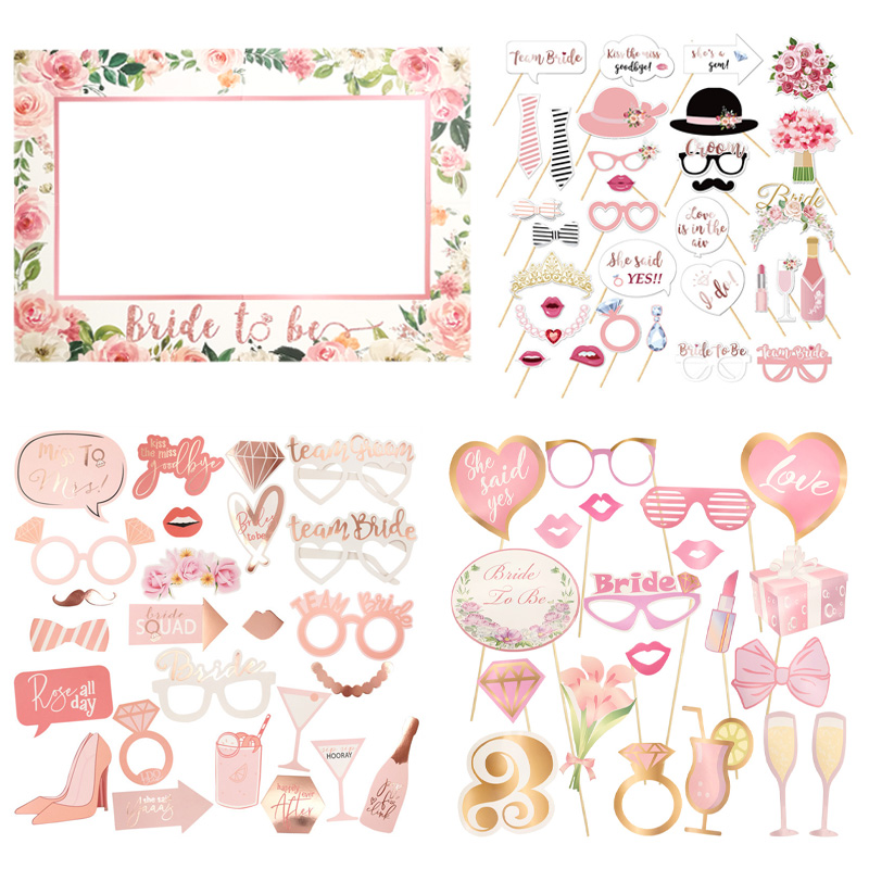 Photo Booth Frame - 1Pcs Bruid Om Photo Booth Props