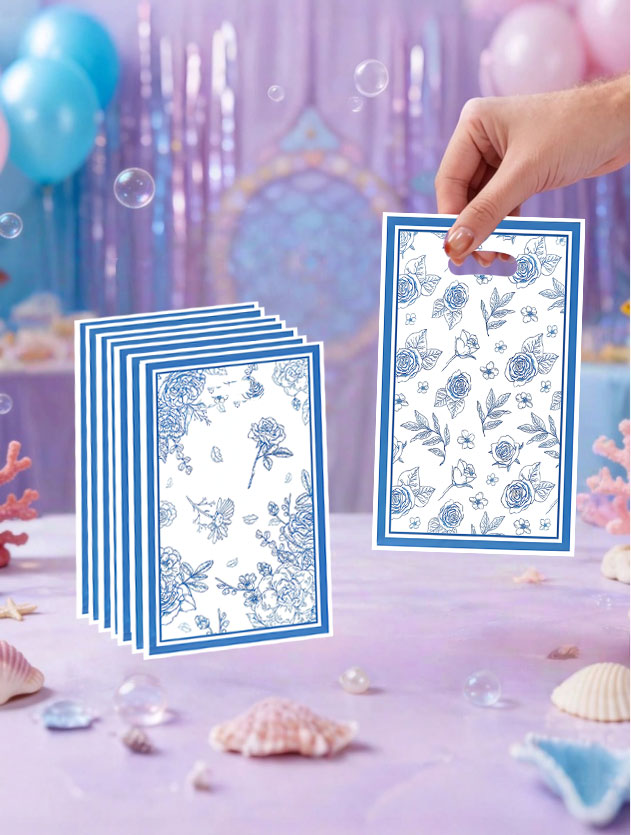 Party Event Supply Store - 20 stuks/40 stuks feestcadeautassen, blauw en