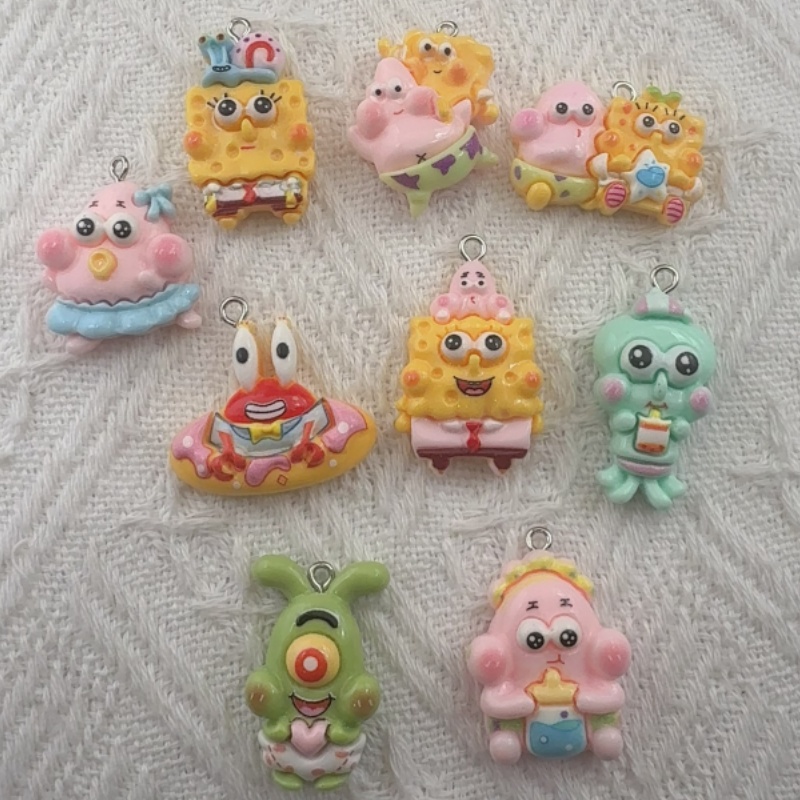 Event Party - 10 stuks cartoonhars hangers, DIY sieraden