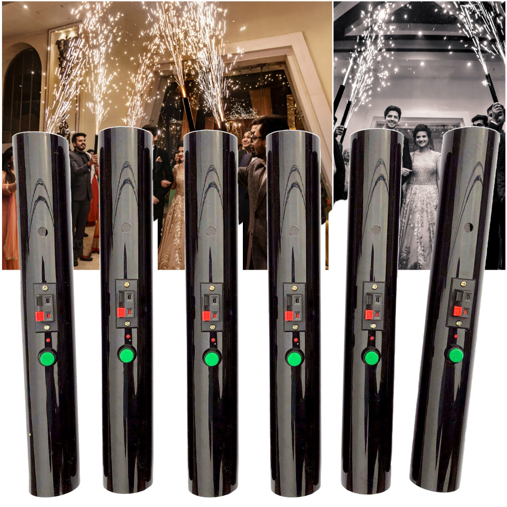 Confetti Cannon Tube - 6 stks Hand Held Pyro Shooter