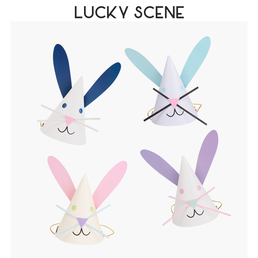 Party Hat Cone - Bunny oren verjaardag hoed schattig Bunny