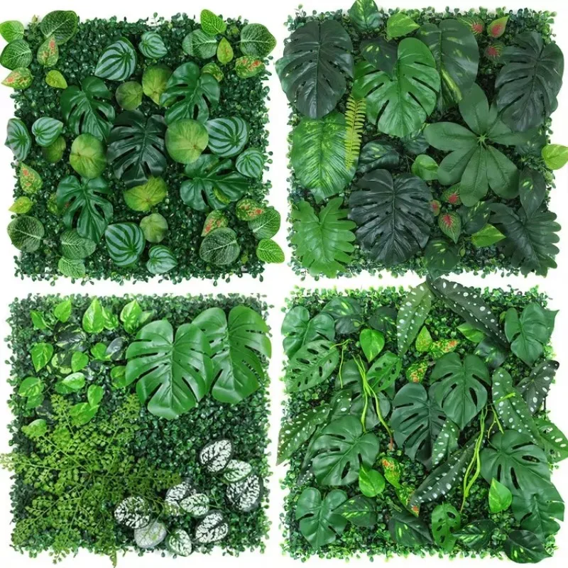 Flower Wall Panel - 50x50cm 3d Kunstplant Paneel Plastic Buiten