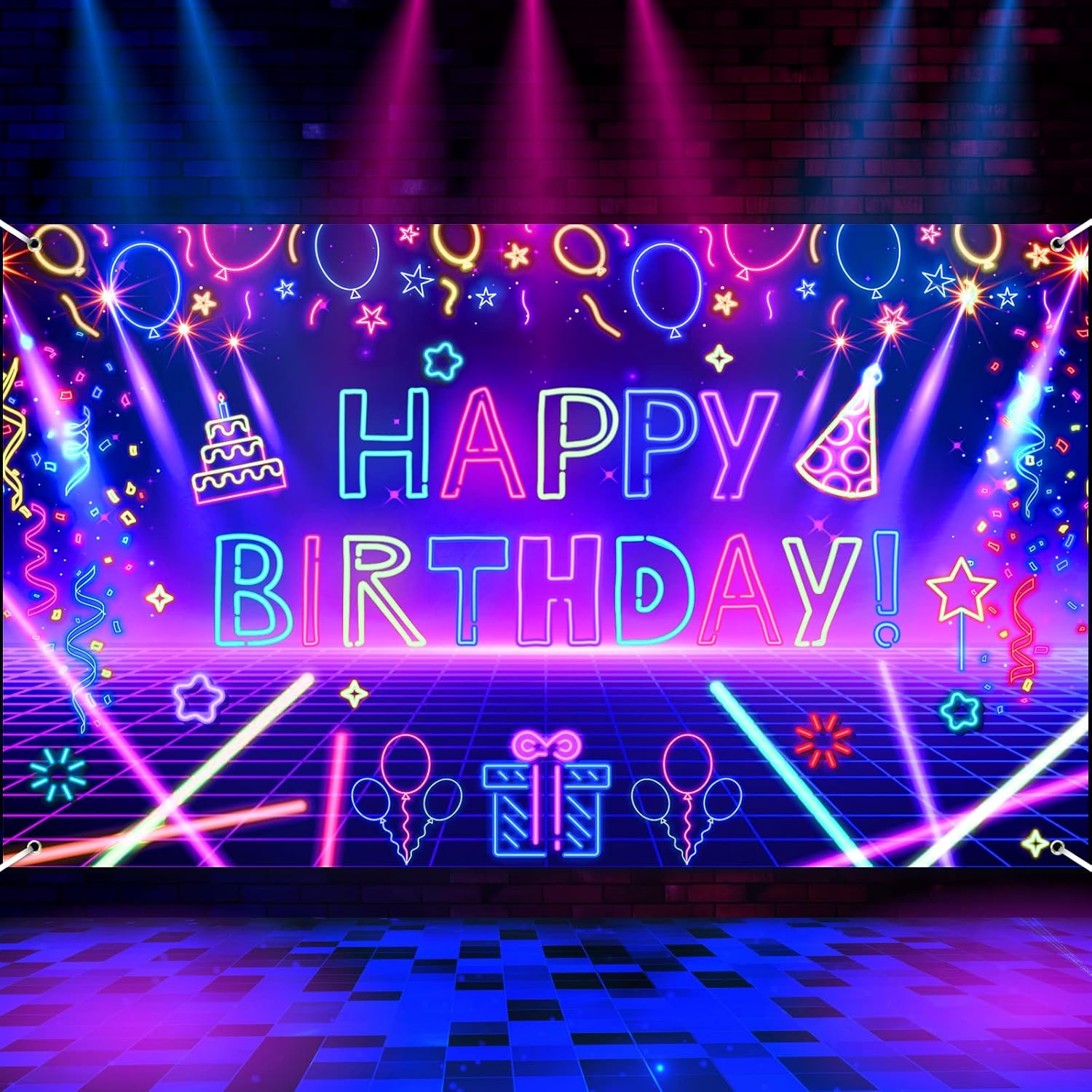 Fotografie Achtergrond Glow Ne - Let'S Party Event Supply recensie en prijs