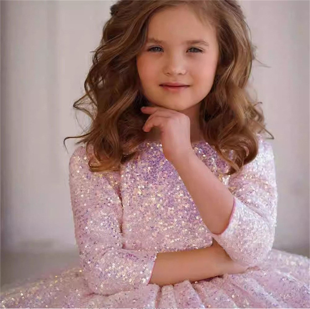 Glitter Roze Meisje Jurk Kniel - Birthday Sash Glitter recensie en prijs