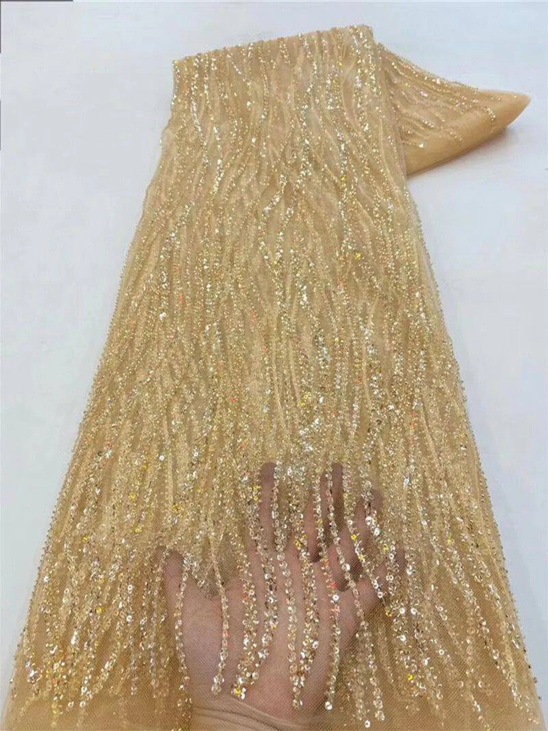 Goudkleurige Afrikaanse gebord - Glitter Tablecloth recensie en prijs