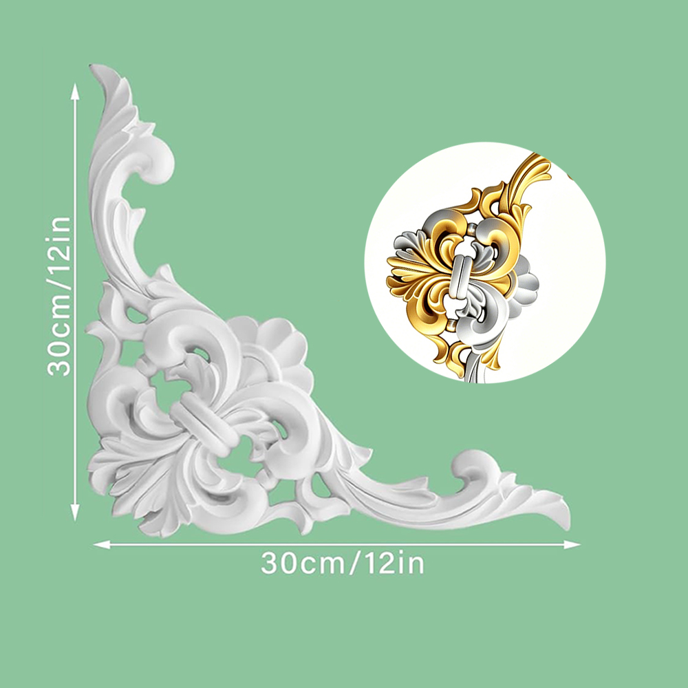PU Plafondlijsten Set Hoekdeco - Flower Wall Panel recensie en prijs