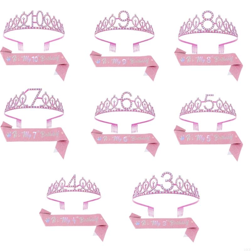 Glinsterende roze verjaardagst - Birthday Sash Glitter recensie en prijs