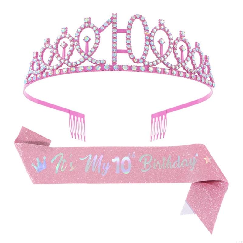 Glinsterende roze verjaardagst - Birthday Sash Glitter recensie en prijs