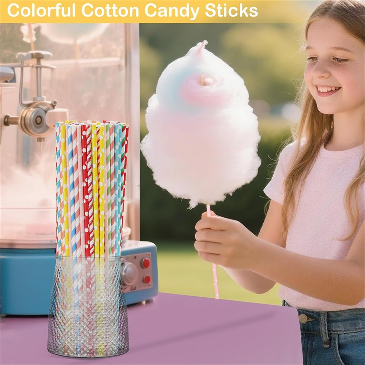 ABZT 200 stuks suikerspinkegel - Cotton Candy Cone recensie en prijs