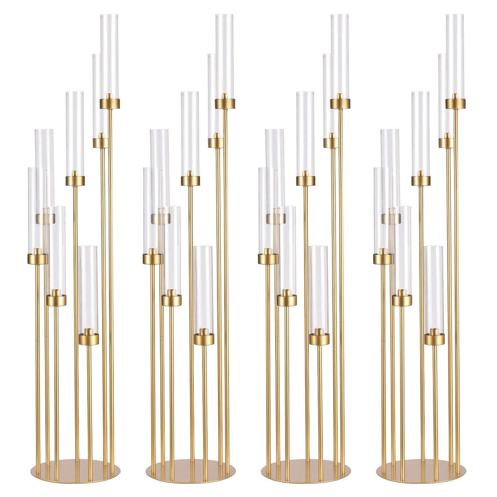4 sets 7-armige gouden vloer k - Centerpiece Stick recensie en prijs