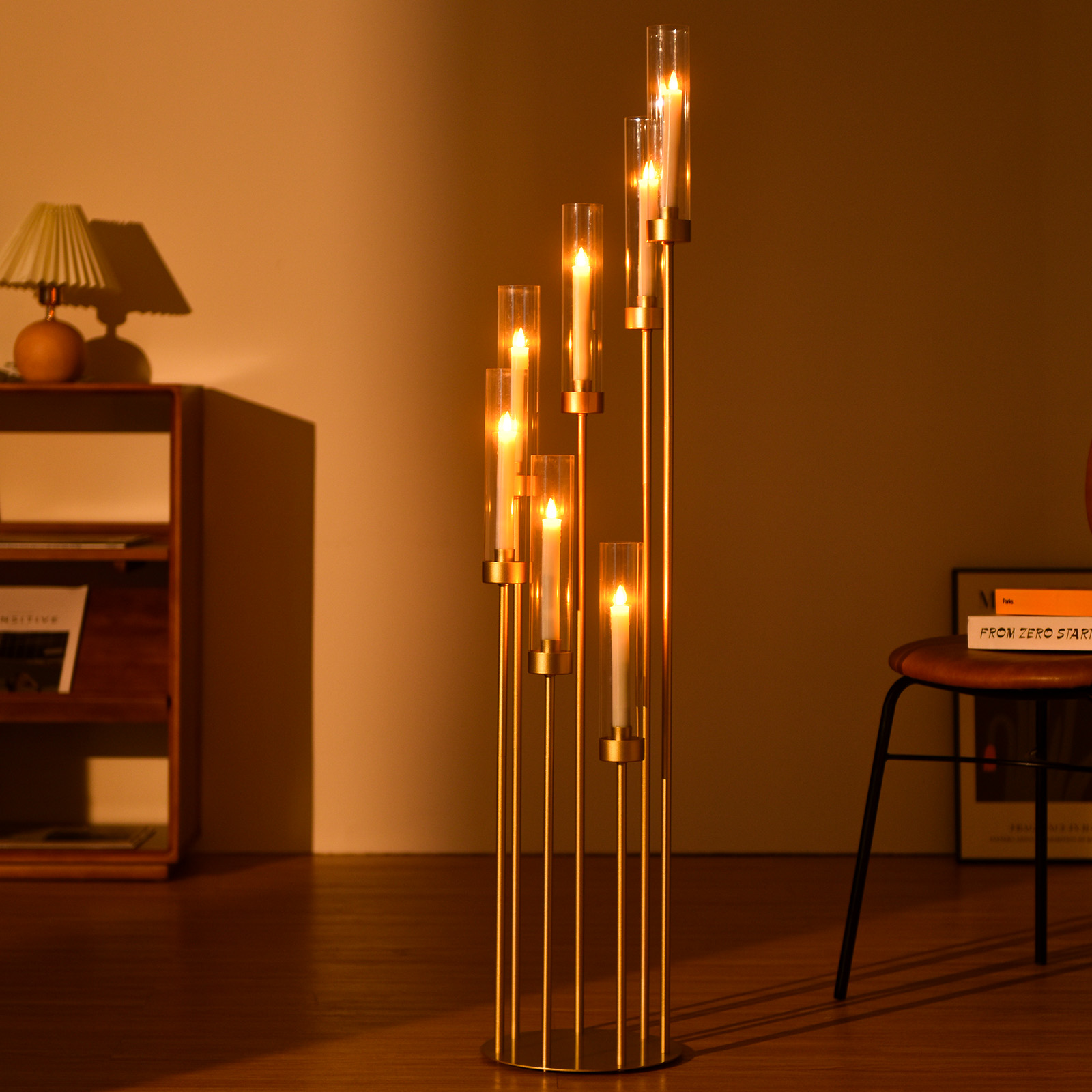 4 sets 7-armige gouden vloer k - Centerpiece Stick recensie en prijs