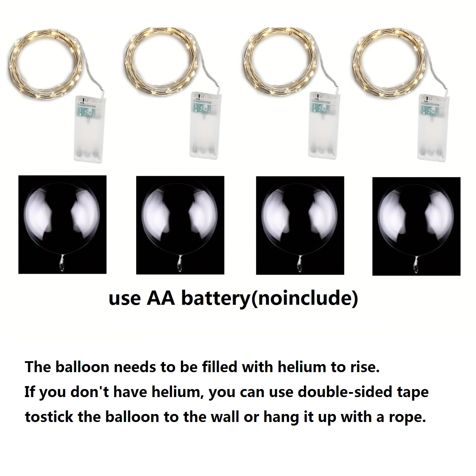 4 STKS Led Ballon Met Licht Li - Led Balloon Light recensie en prijs