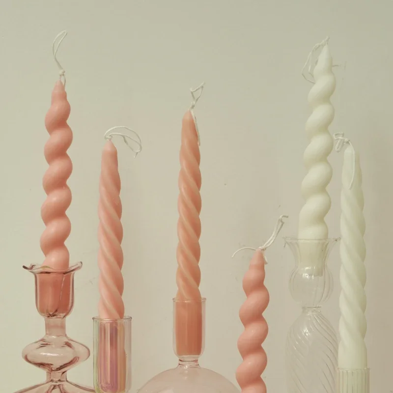 2Pc Spiraal Kaarsen Geurkaars  - Centerpiece Stick recensie en prijs
