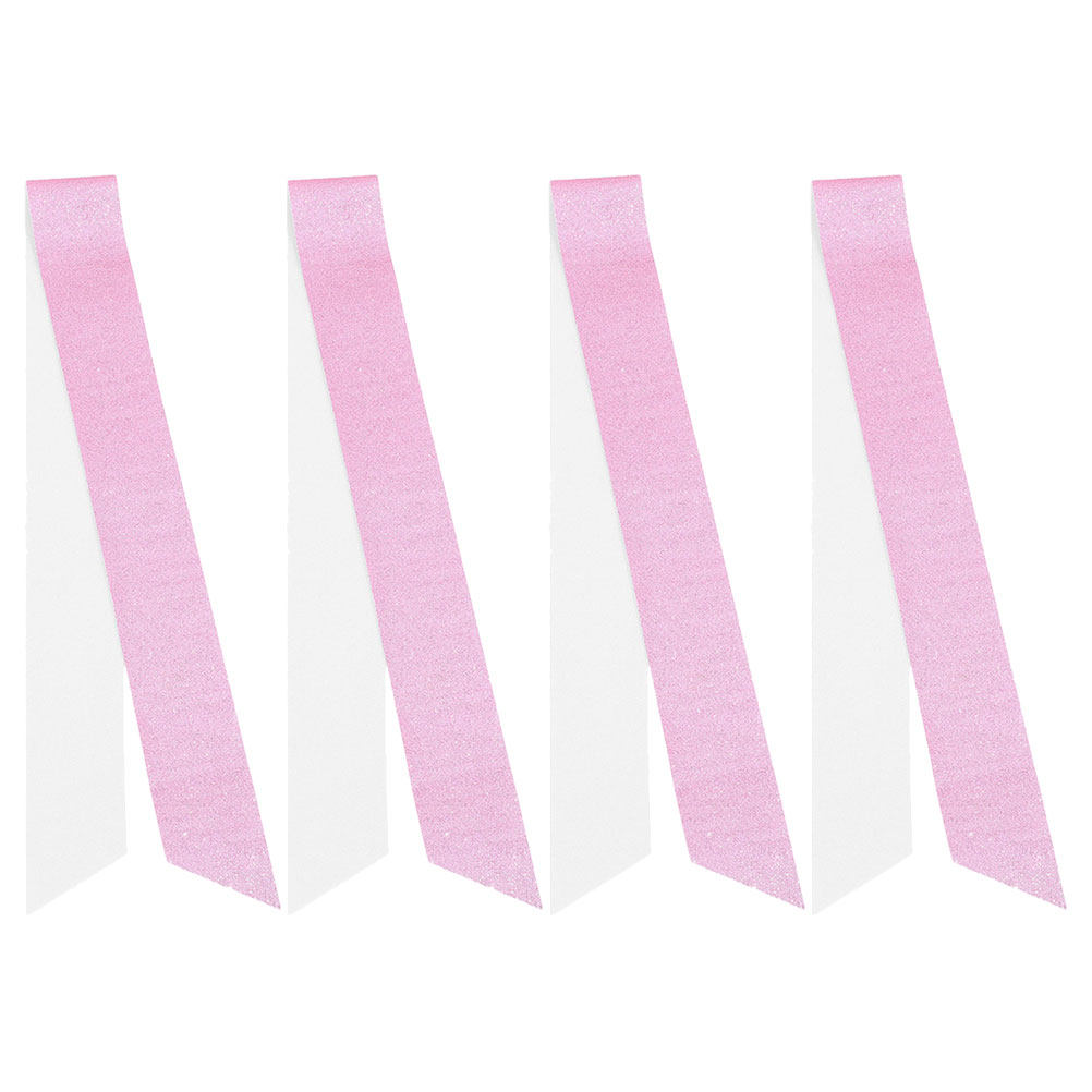 4 stuks blanco glitter sash DI - Birthday Sash Glitter recensie en prijs