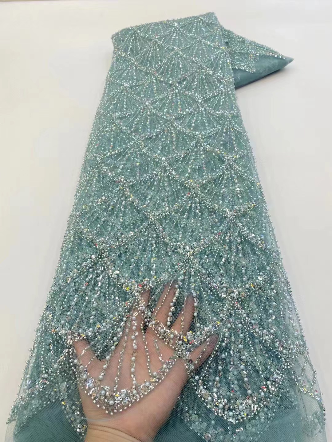 Afrikaanse Tule Kantstof 2026  - Glitter Tablecloth recensie en prijs