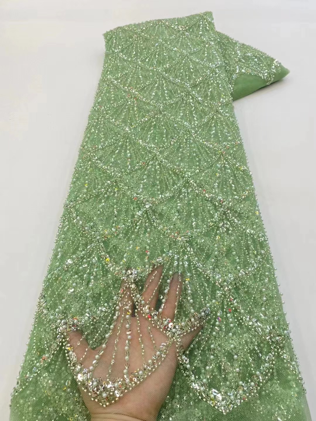 Afrikaanse Tule Kantstof 2026  - Glitter Tablecloth recensie en prijs