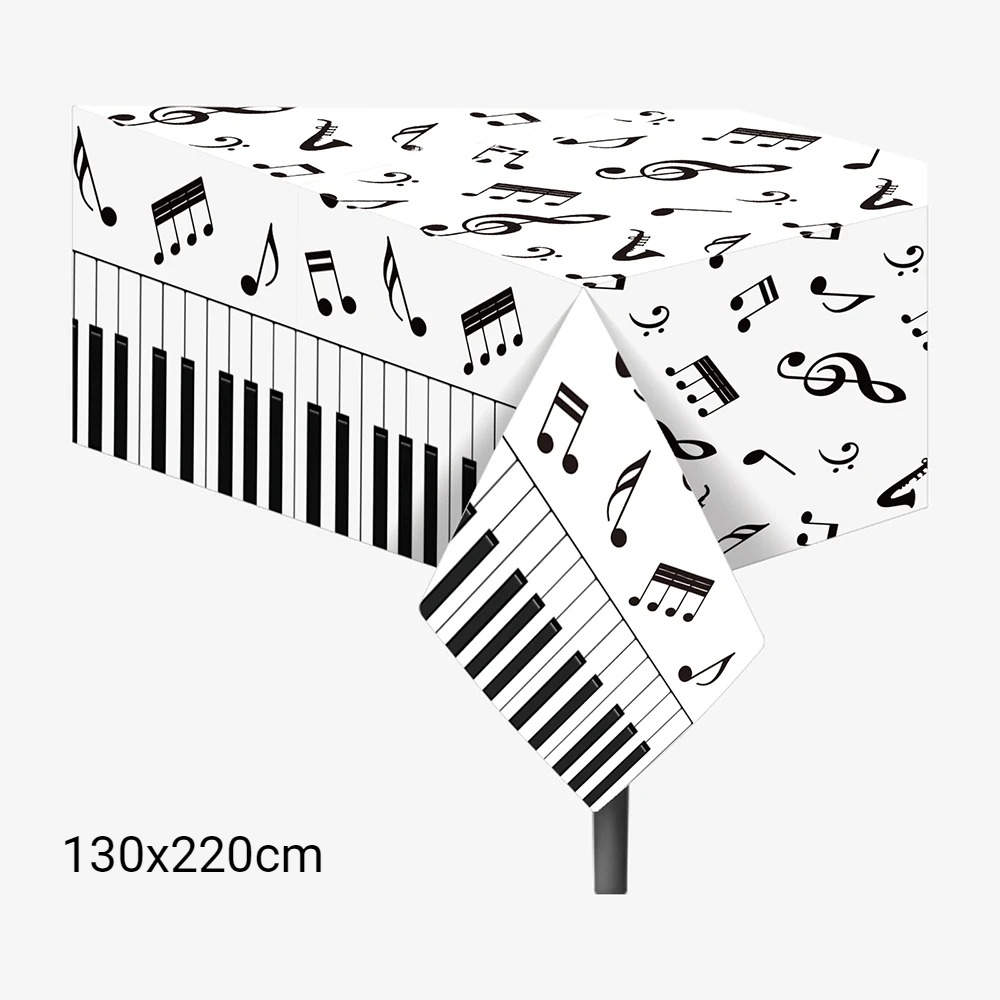 1 stuk muzieknoot-tafelkleed d - Table Cloth Disposable recensie en prijs
