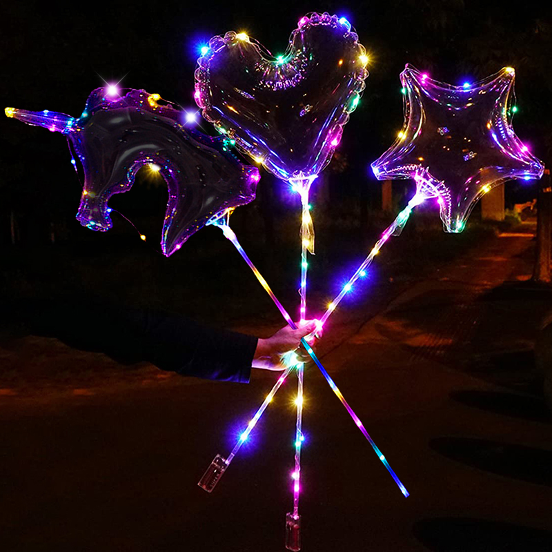 1 set LED heldere ballon trans - Led Balloon Light recensie en prijs