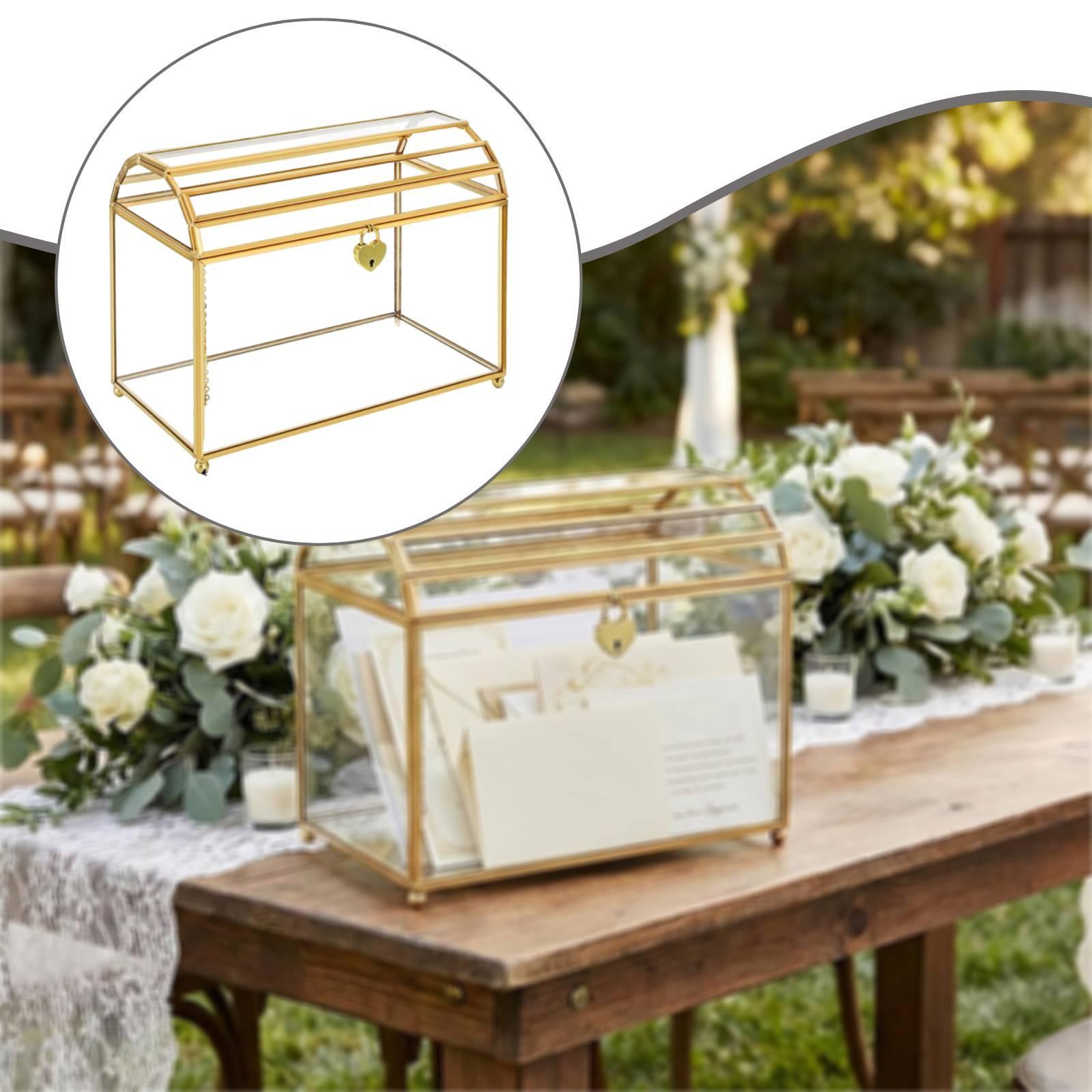 Glazen opbergdoos voor trouwka - Event Party Box recensie en prijs