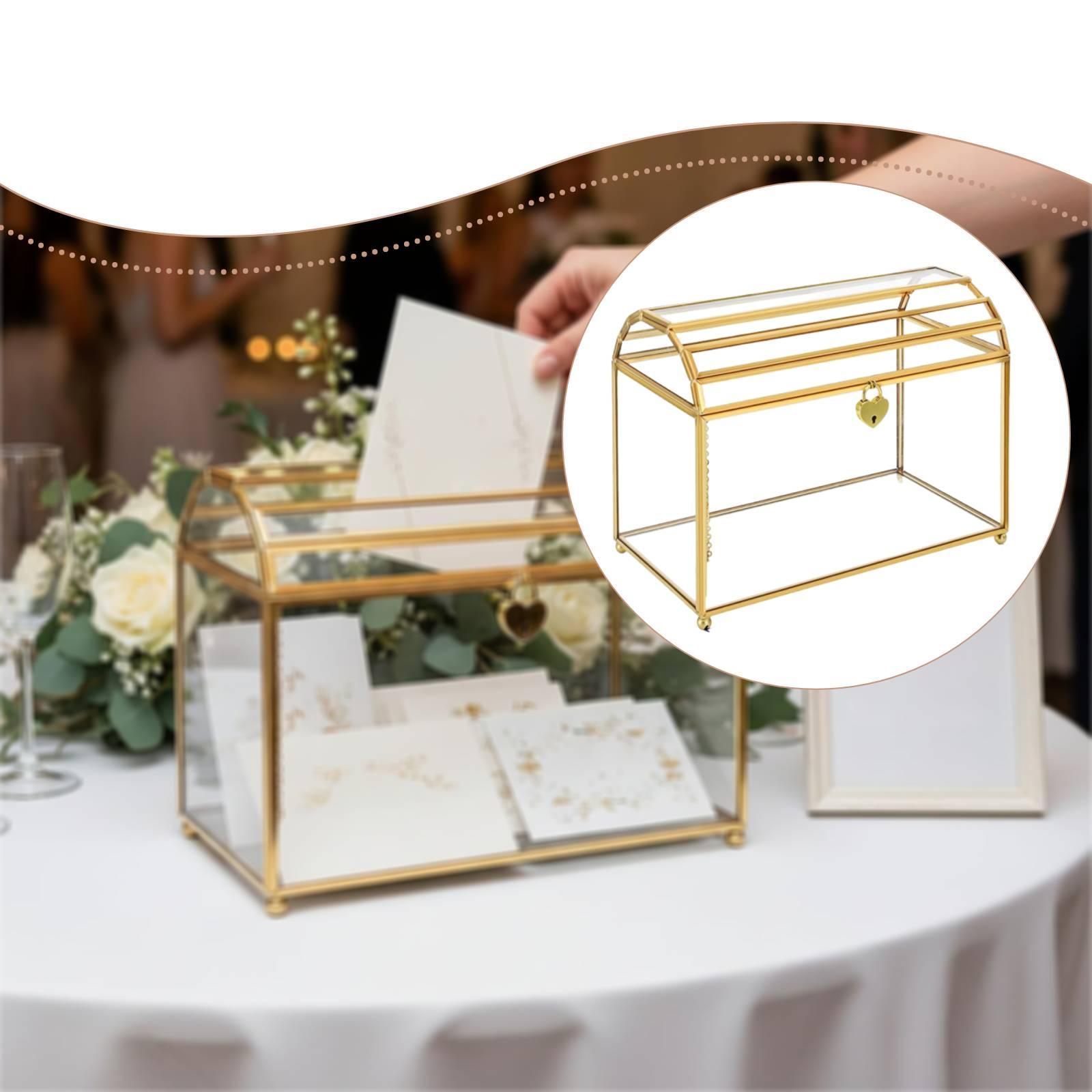 Glazen opbergdoos voor trouwka - Event Party Box recensie en prijs