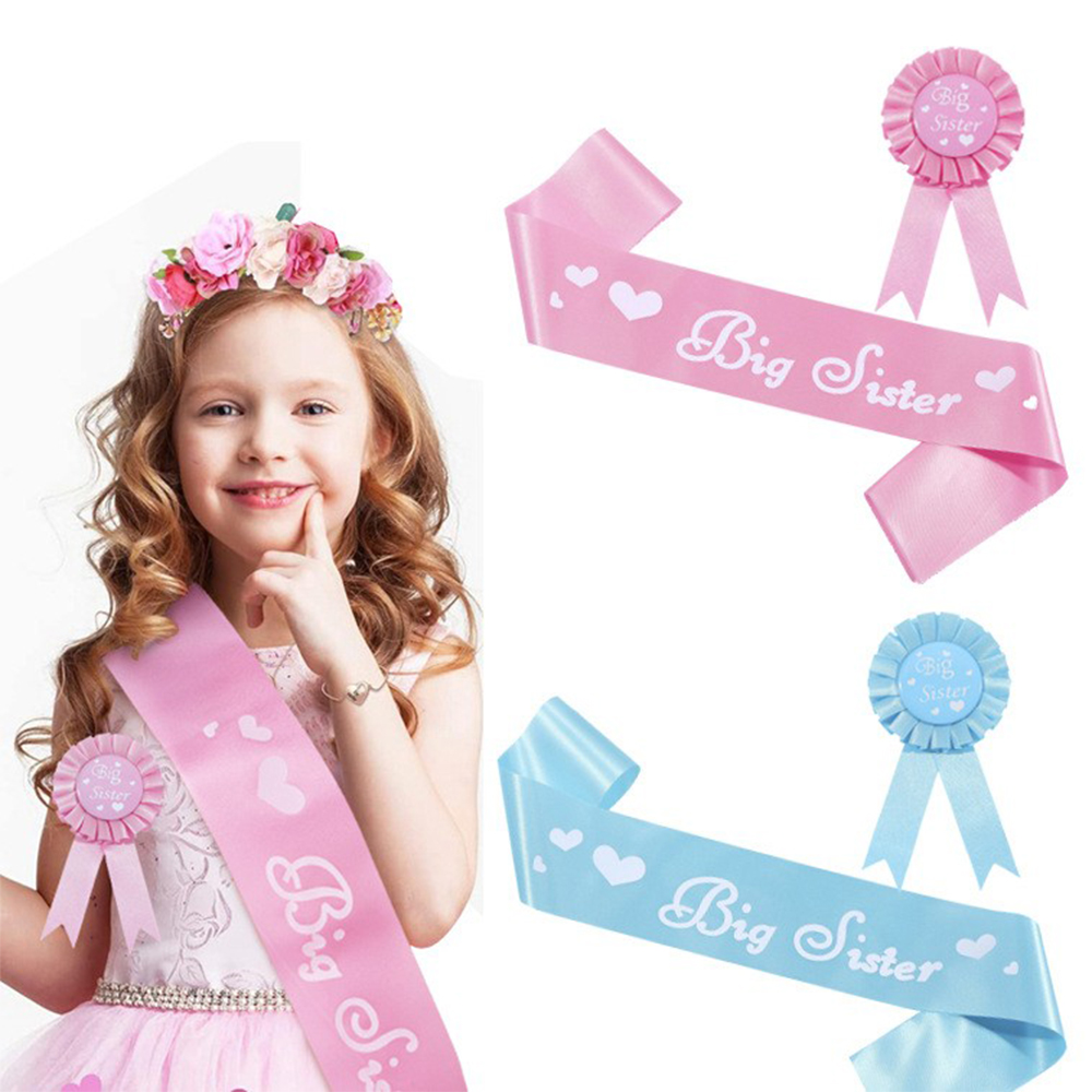 Roze blauwe babyshower glitter - Birthday Sash Glitter recensie en prijs