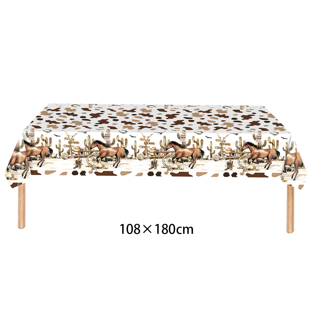 Western Cowboy Party wegwerpse - Table Cloth Disposable recensie en prijs