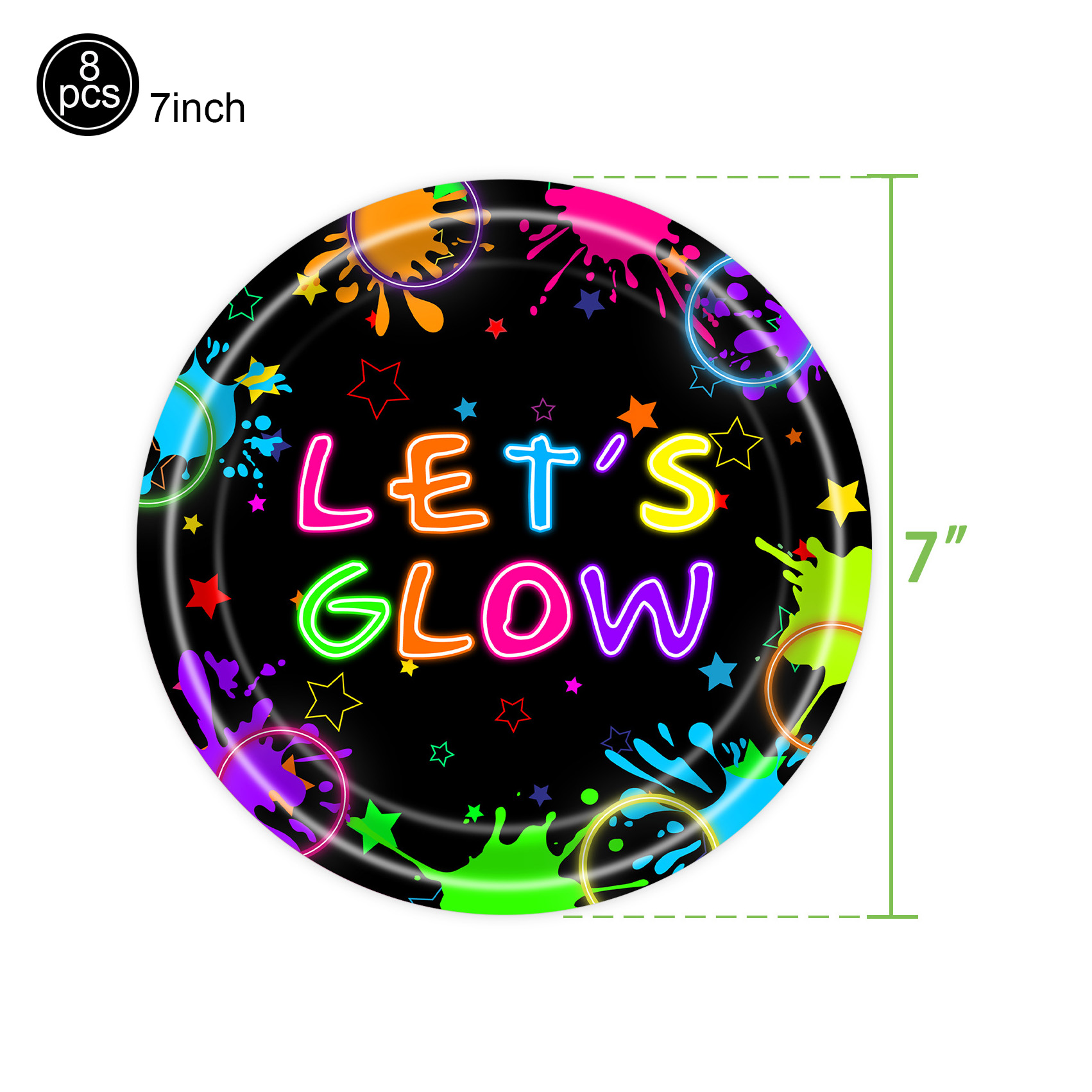 Neon Party Benodigdheden Laat  - Let'S Party Event Supply recensie en prijs