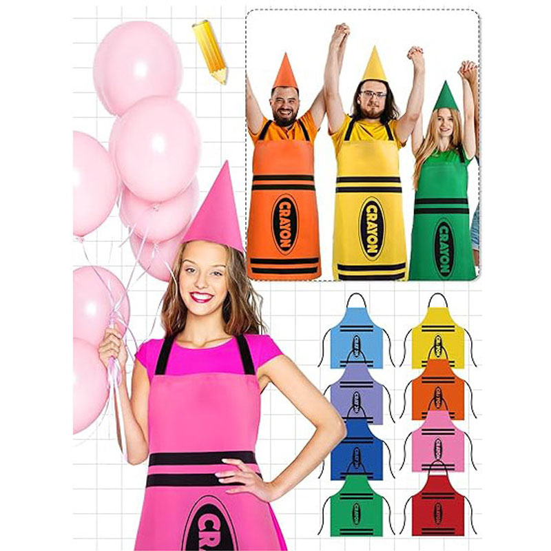 Kleurrijke krijt-thema kaboute - Party Hat Cone recensie en prijs
