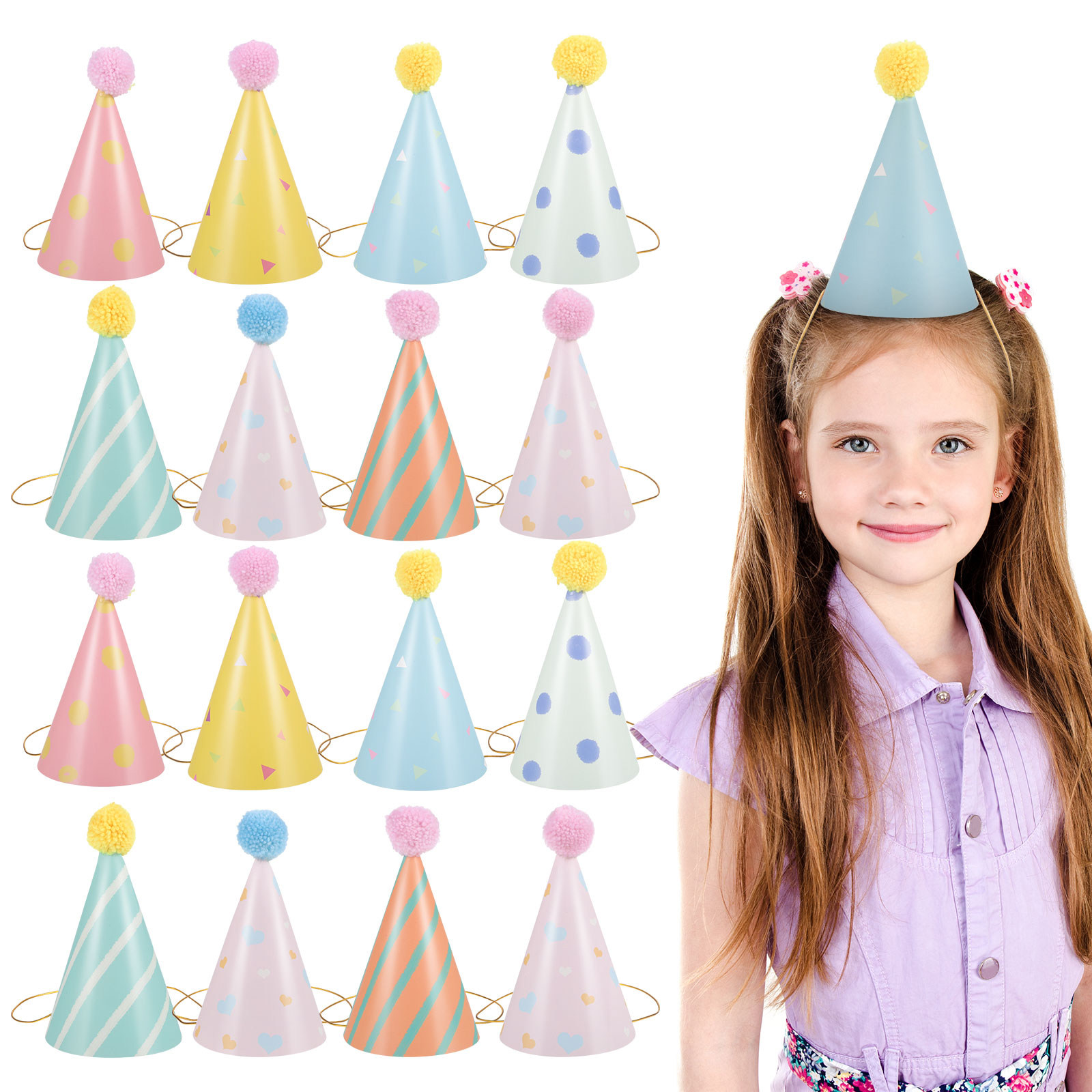 14 stuks papieren verjaardagsh - Party Hat Cone recensie en prijs