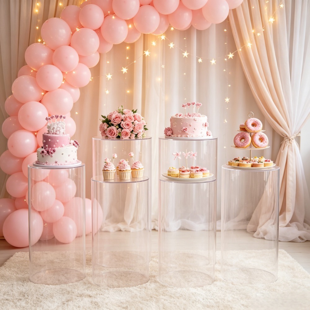 3/5 stuks witte cilindrische s - Event Party recensie en prijs