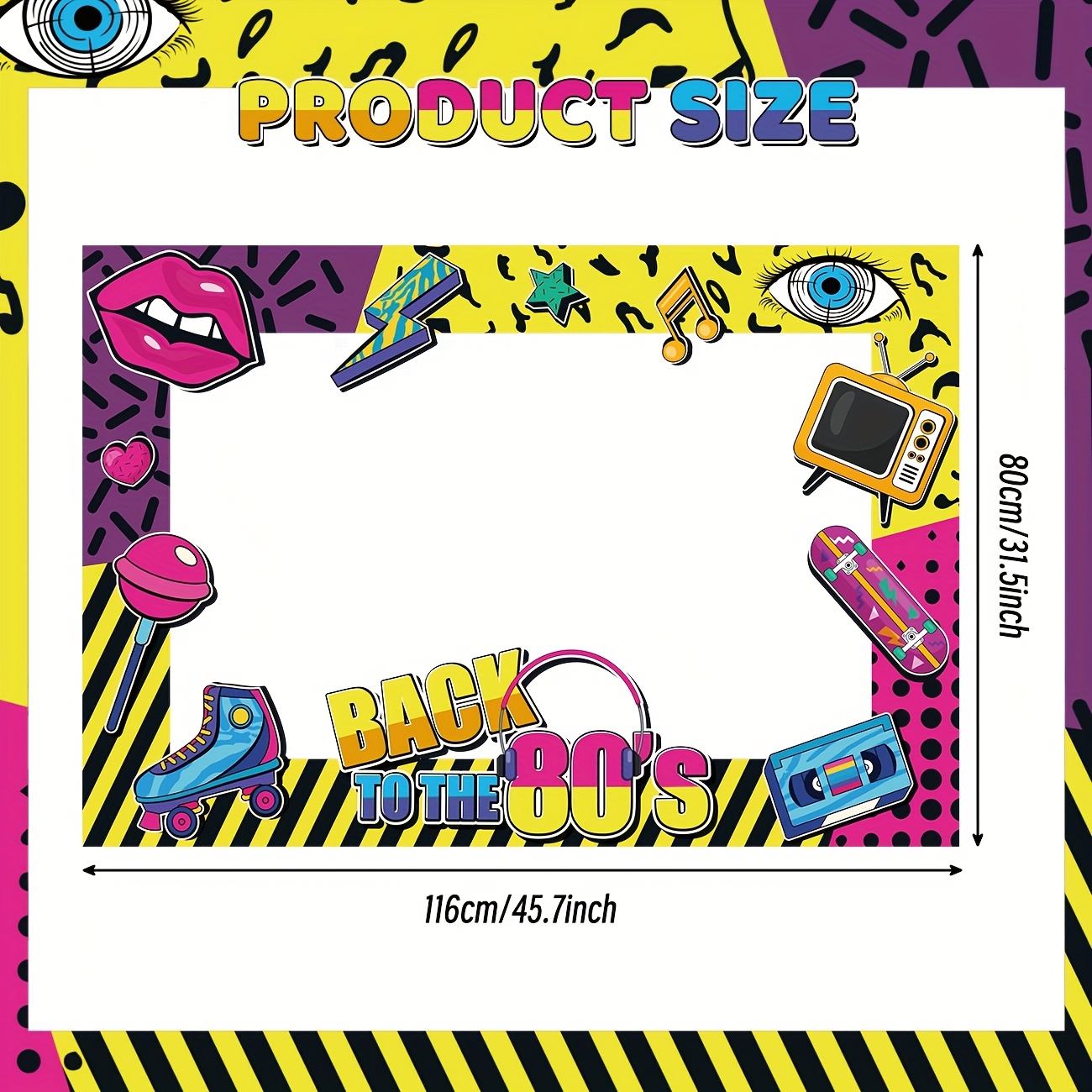Terug naar de jaren '80 Party  - Photo Booth Frame recensie en prijs