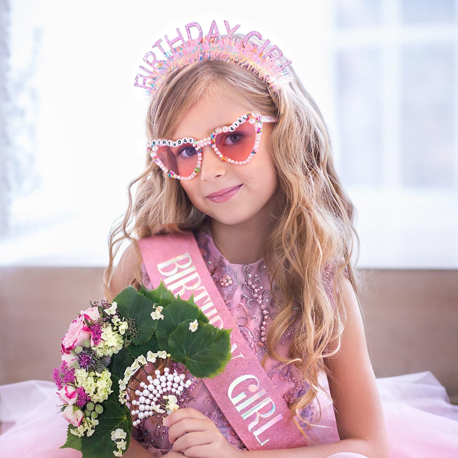 Verjaardagsslinger met hoofdba - Birthday Sash Glitter recensie en prijs