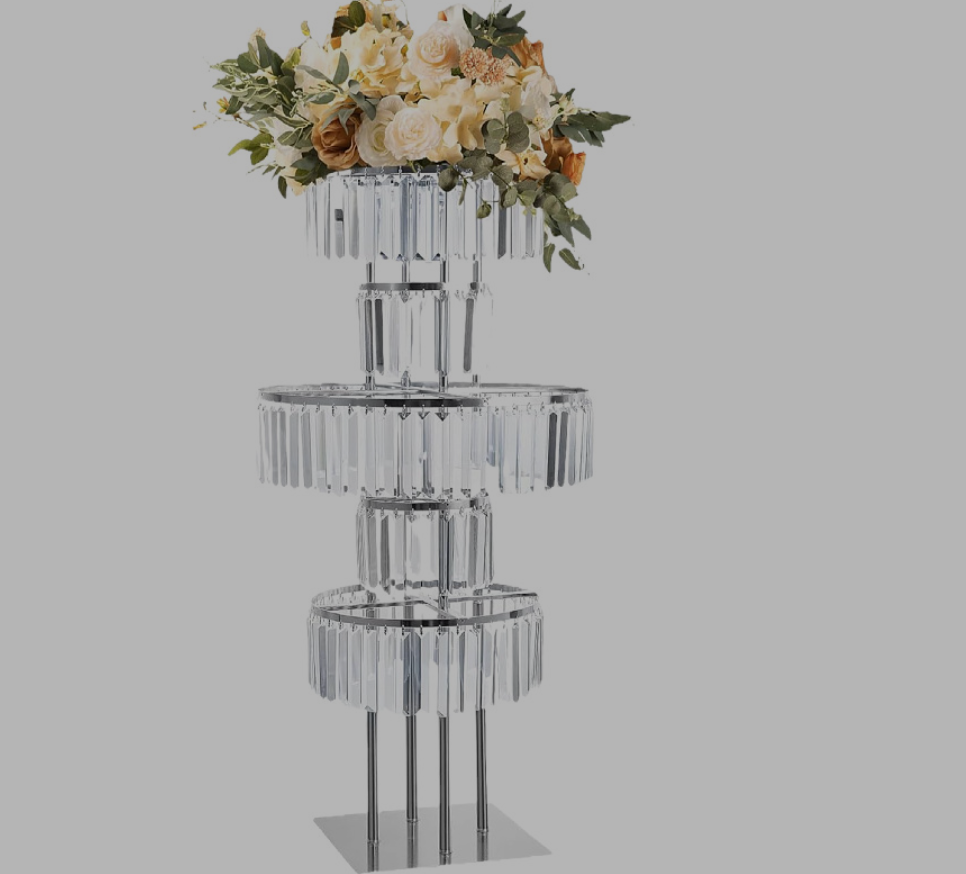 4 stuks Bloemenrek Kristal Roa - Party Event Supply Store recensie en prijs