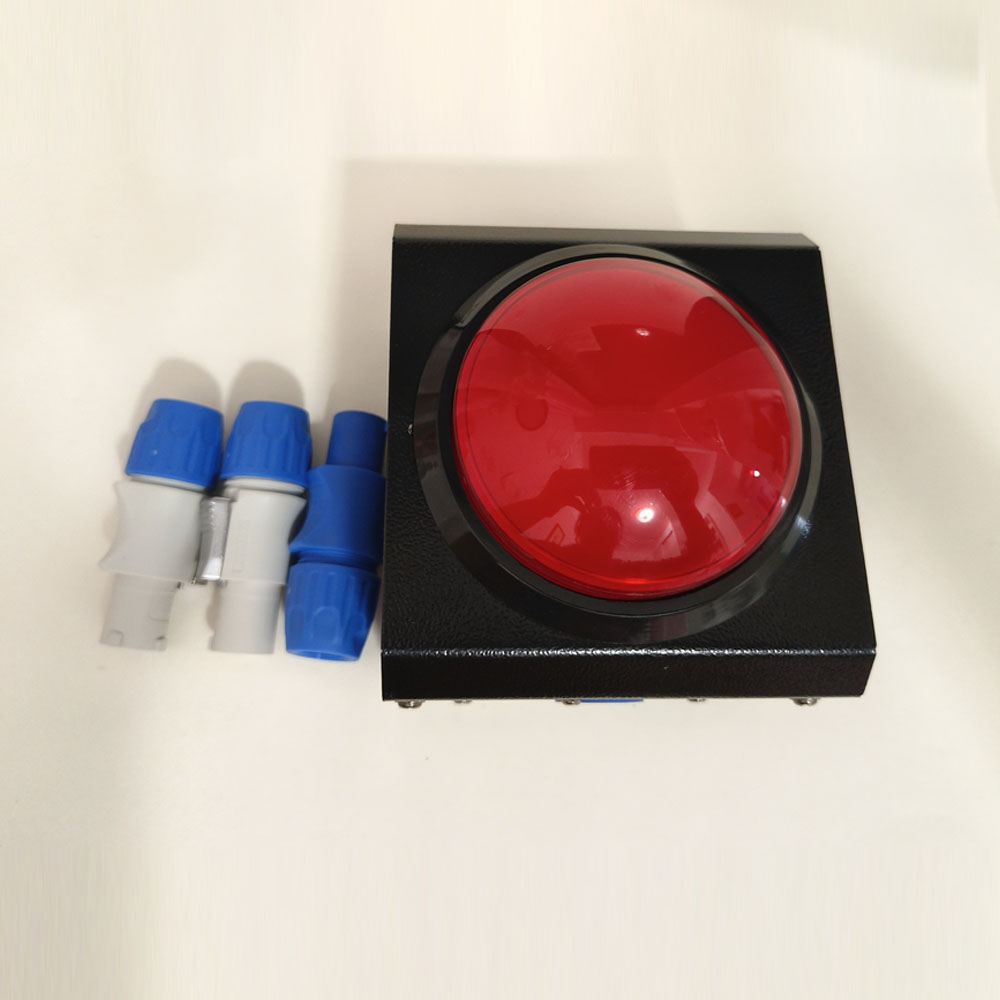 Rode knop handbediende control - Confetti Cannon Tube recensie en prijs
